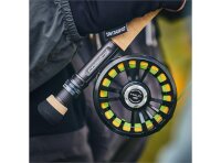 Guideline Halo Fliegenrollen -schwarz- incl. 40,- € Gutschein Modell #911DH/ Kap.:WF10+200yd/226g/ Maße:214x68x35mm