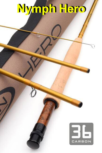 Vision Fliegenrute Nymph Hero - 10 #3 -78g