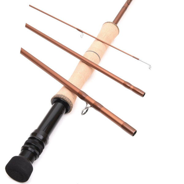 9\' #6 4-teilig Fast -Griff: Small full Wells mit fighting butt -96g